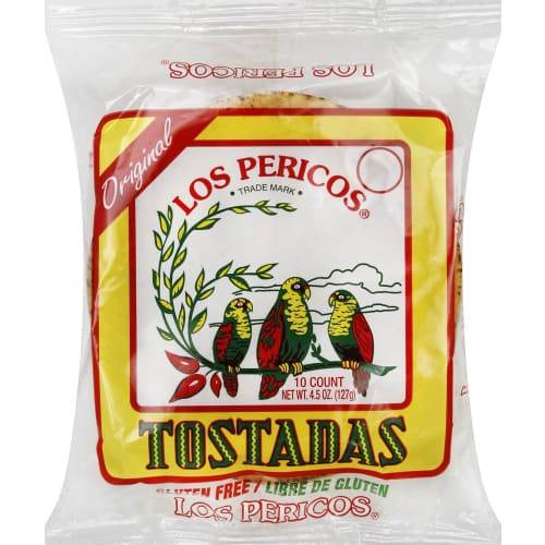 Order Los Pericos · Tostadas (10 tostadas) food online from Mesa Liquor store, Mesa on bringmethat.com