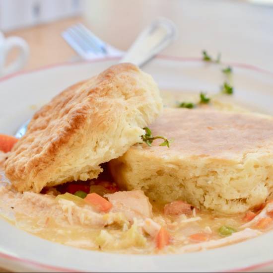 Order Chicken Pot Pie food online from Hunnybunny Biscuit store, Oklahoma City on bringmethat.com