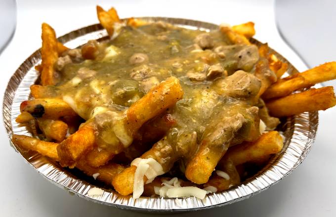 Order Chili Verde Fry food online from Pie & Fry store, Ogden on bringmethat.com