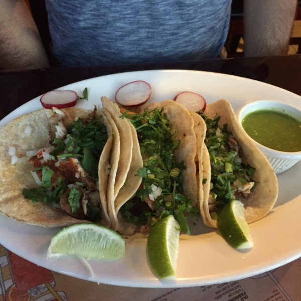 Order Grilled Tilapia Taco food online from Taqueria Viva Mexico Kitchen Cafe store, Jersey City on bringmethat.com