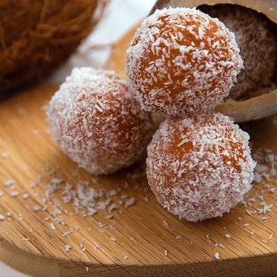 Order Gulab Jamun with Coconut (NEW ITEM) food online from Mainland India Restaurant store, Niles on bringmethat.com