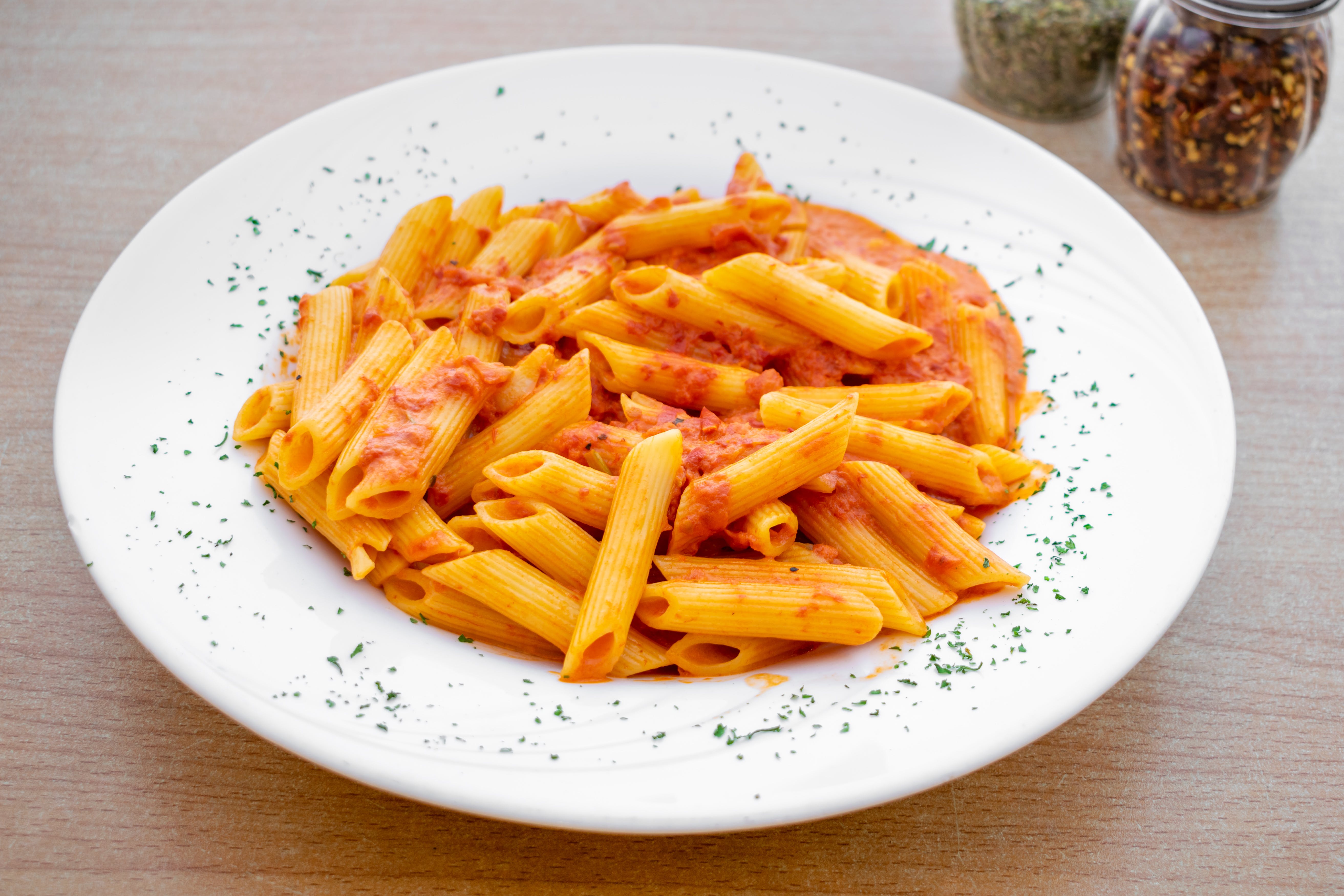 Order Penne Vodka Sauce - Pasta food online from Dusals store, Milltown on bringmethat.com