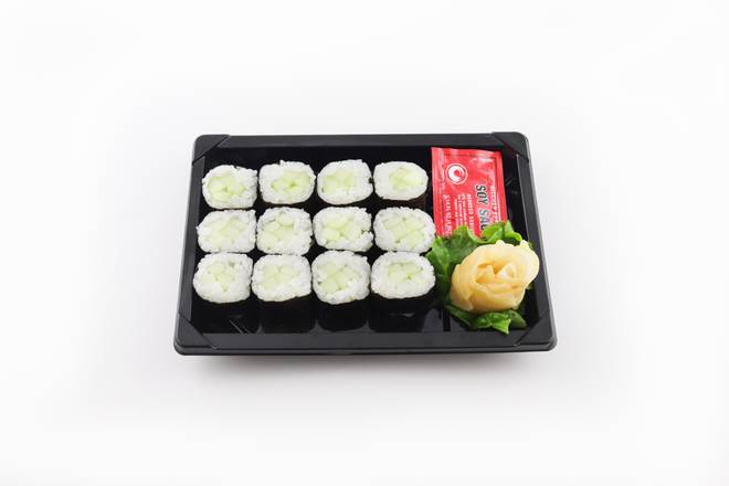 Order Cucumber Regular Roll (12 pcs) food online from Genji Sushi store, Port Chester on bringmethat.com