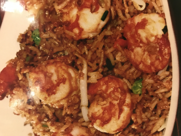 Order Large Shrimp Fried Rice food online from XO Chinese Food store, Las Vegas on bringmethat.com