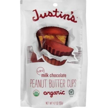 Order Justin's Mini Milk Chocolate Peanut Butter Cups (4.7 oz) food online from 7-Eleven By Reef store, Atlanta on bringmethat.com
