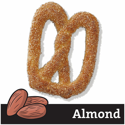 Order Almond Crunch Pretzel food online from The Pretzel Twister store, Bel Air on bringmethat.com
