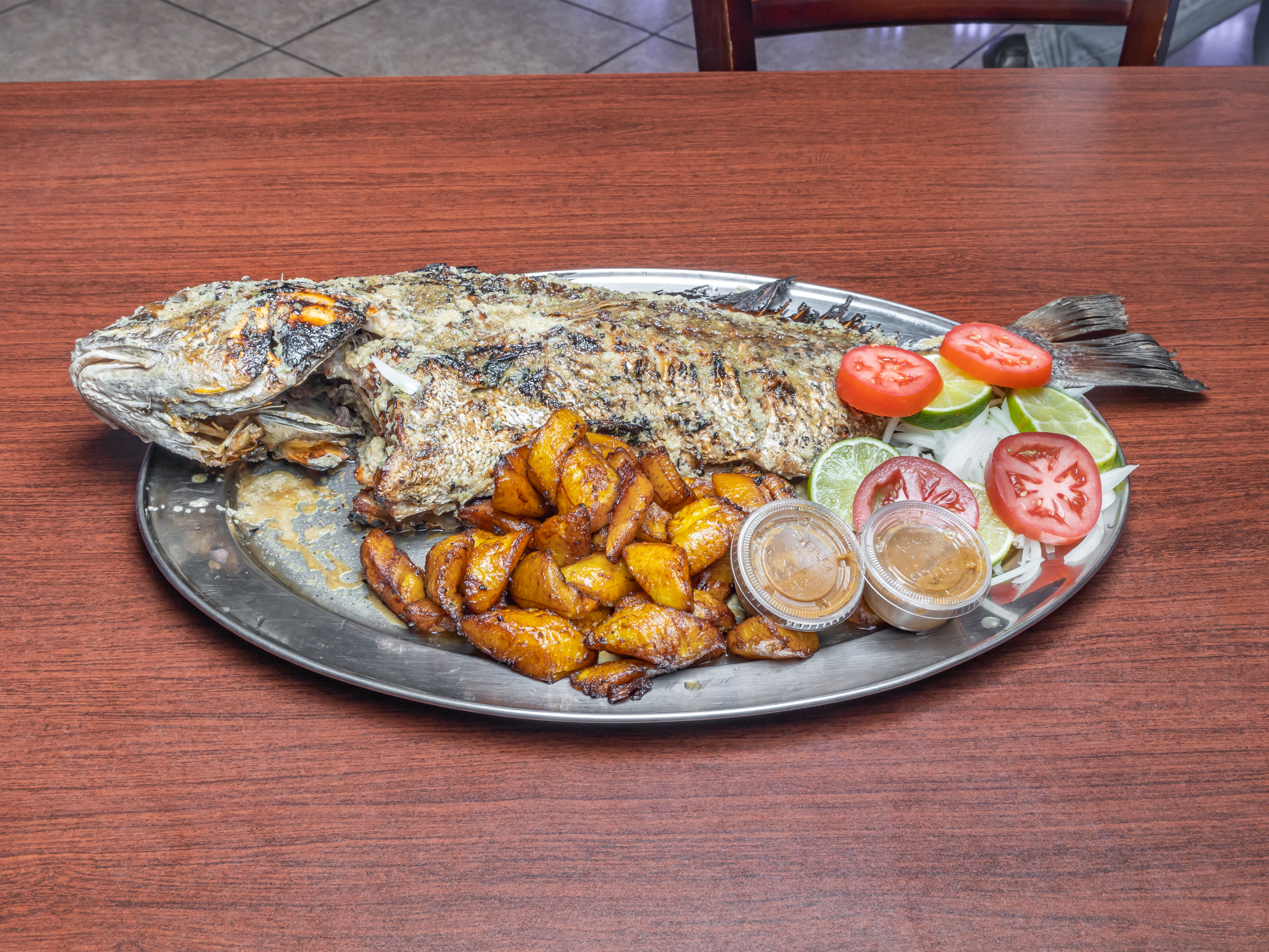 Order Drum Fish food online from Marie African Restaurant store, Houston on bringmethat.com