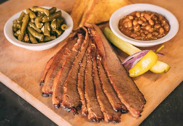 Order Sliced Brisket food online from Billy Sims Bbq store, Hays on bringmethat.com