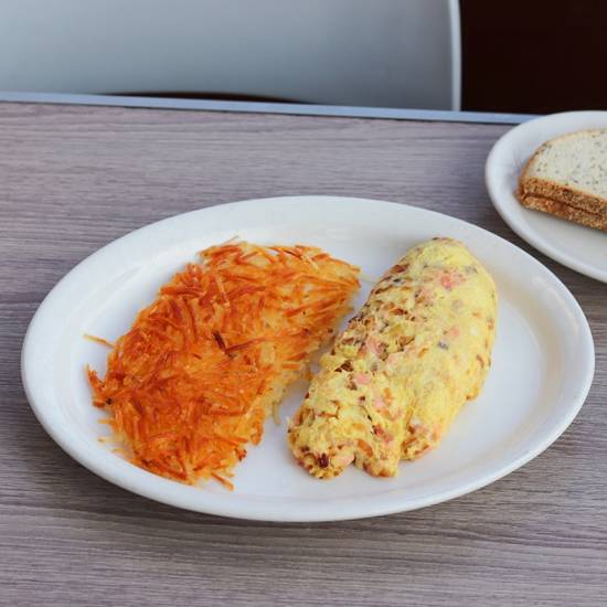 Order Lox, Eggs, & Onions Omelette food online from Nate'n Al Delicatessen store, Beverly Hills on bringmethat.com