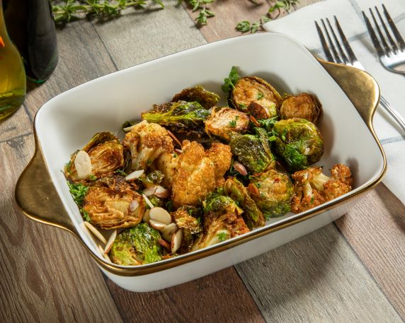Order Crispy Cauliflower & Brussels Sprouts food online from Zesty Olives Mediterranean Grill store, Lake Forest on bringmethat.com