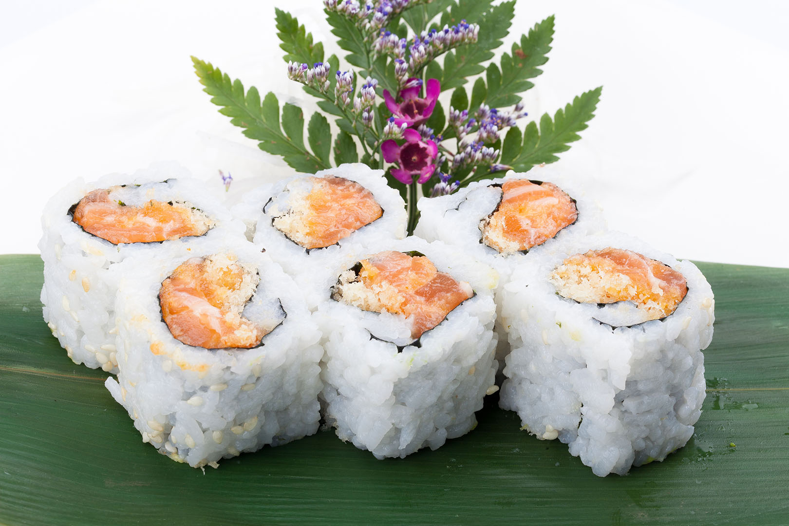 Order Spicy Salmon Roll food online from Sake Japanese House store, Mebane on bringmethat.com