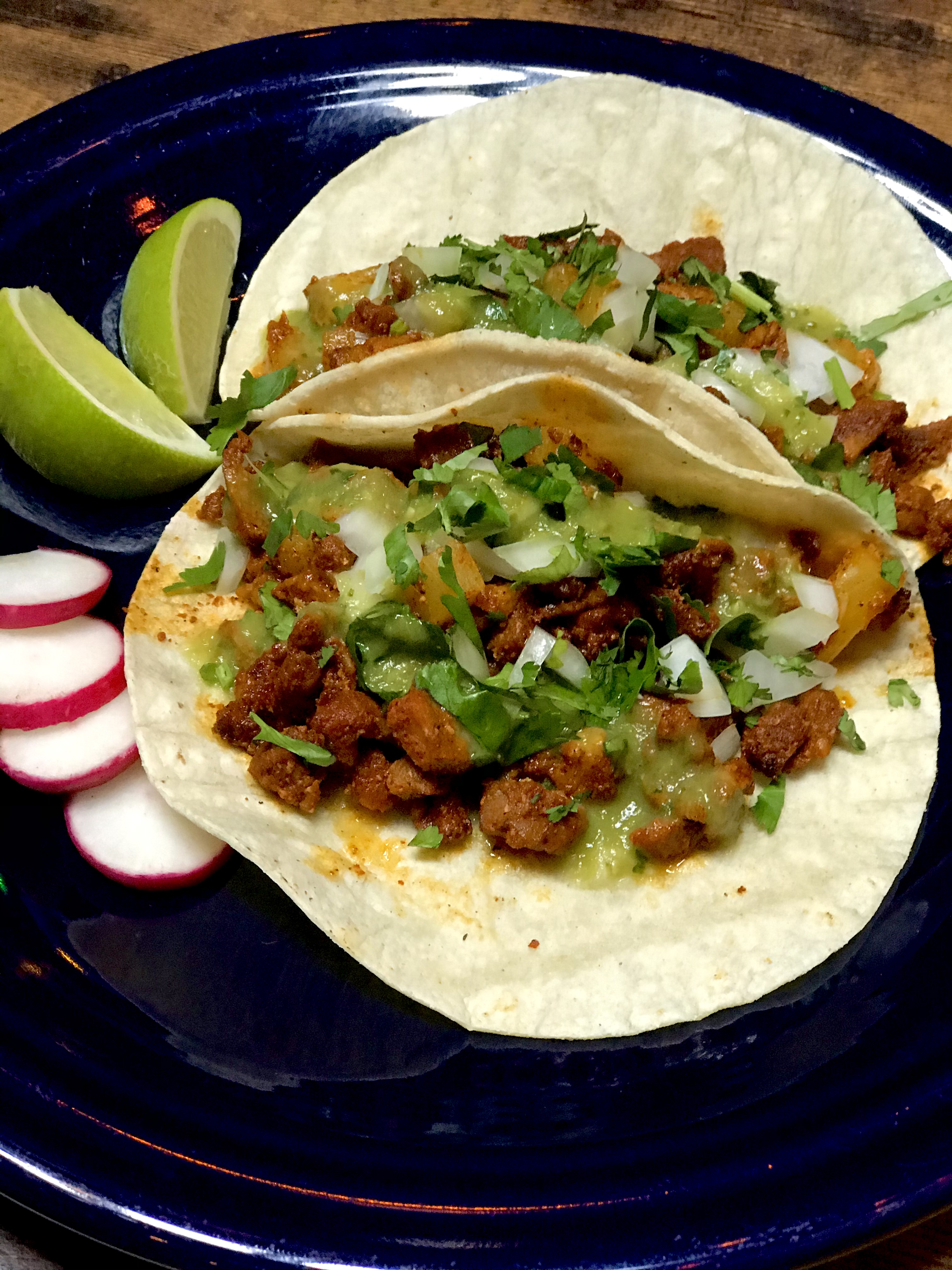 Order Al Pastor Tacos  food online from Mission Cantina store, Seattle on bringmethat.com