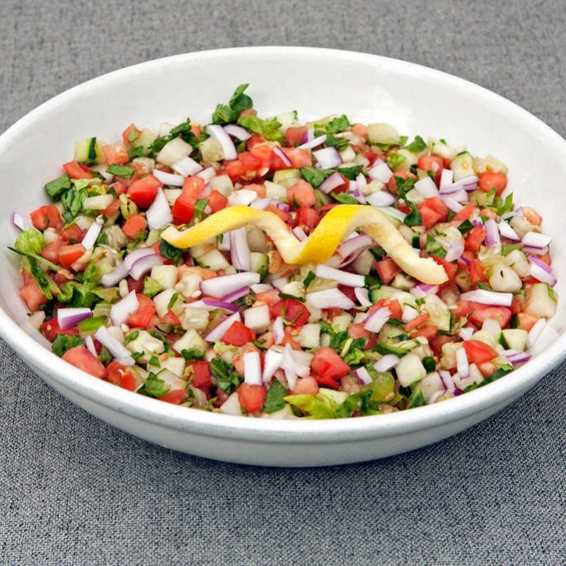 Order Israeli Salad - Small food online from Palermo Pizza Express store, Skippack on bringmethat.com
