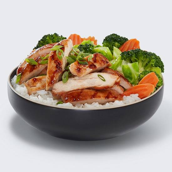 Order Chicken Veggie Bowl food online from Waba Grill store, Victorville on bringmethat.com