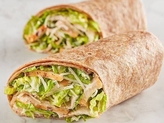 Order Grilled Chicken Caesar Wrap food online from Kalo Café store, Stamford on bringmethat.com