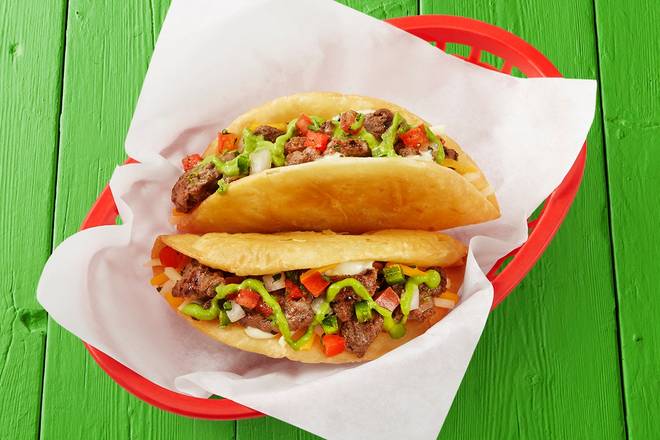 Order Spicy Chimi Taco food online from Fuzzy's Taco Shop store, Dallas on bringmethat.com