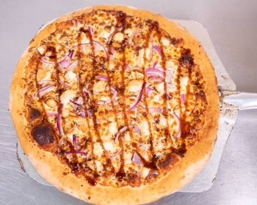 Order BBQ Chicken Pizza food online from New York Pizza Faktory & Grill store, Tustin on bringmethat.com