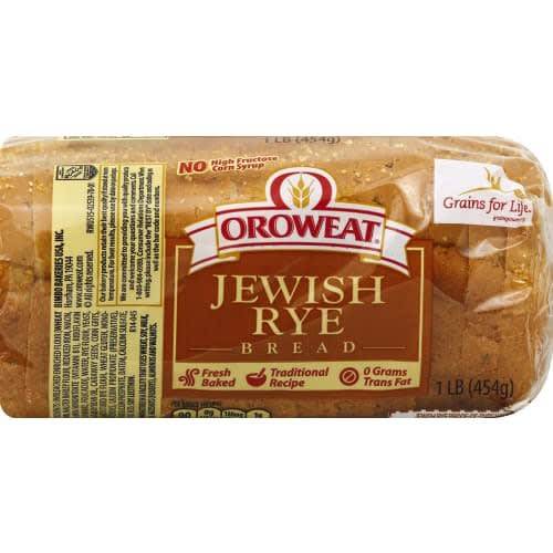 Order Oroweat · Jewish Rye Bread (16 oz) food online from United Supermarkets store, Plainview on bringmethat.com