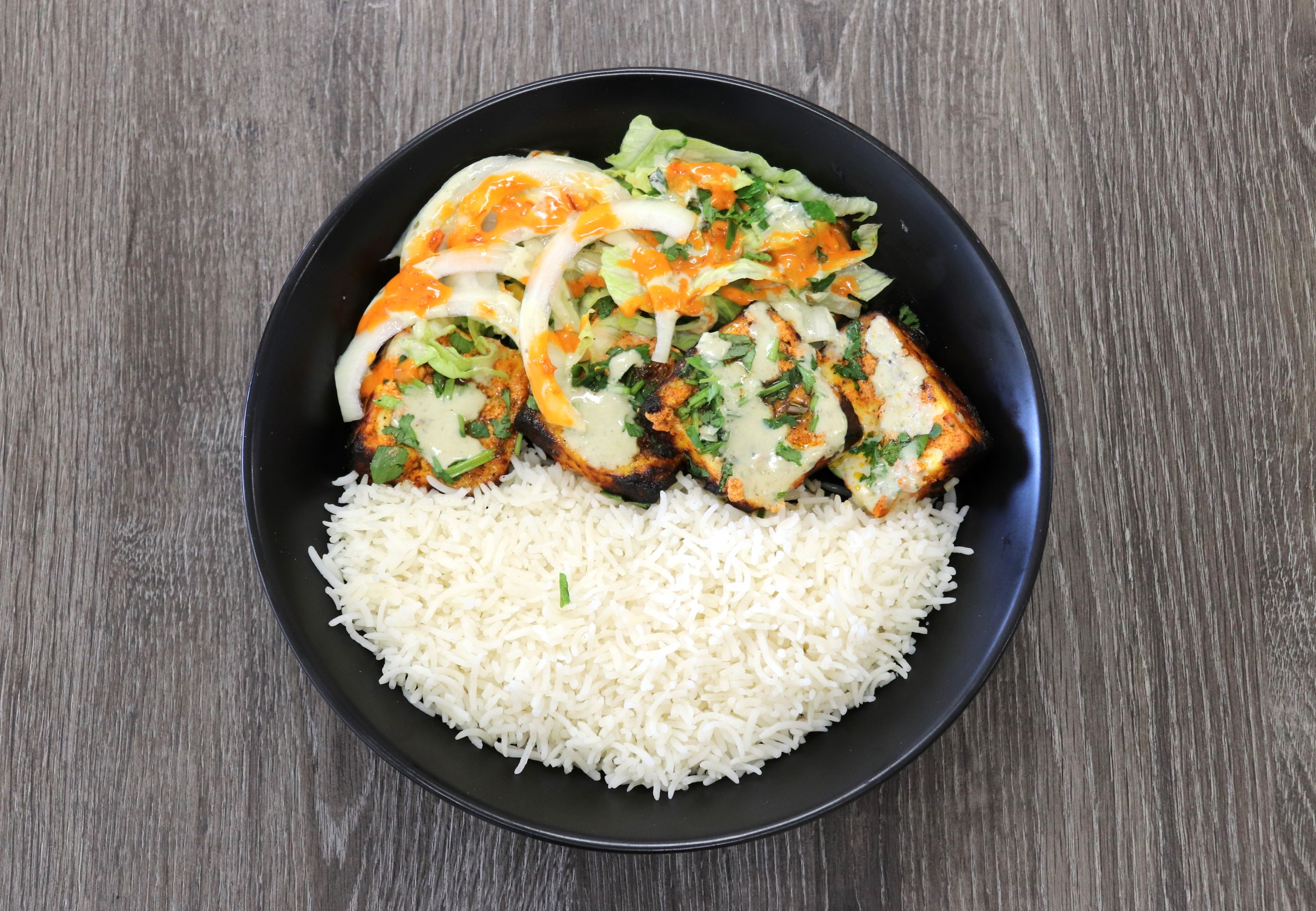 Order Paneer Tikka - Rice Bowl food online from Fresh Curry Chefs store, Camarillo on bringmethat.com