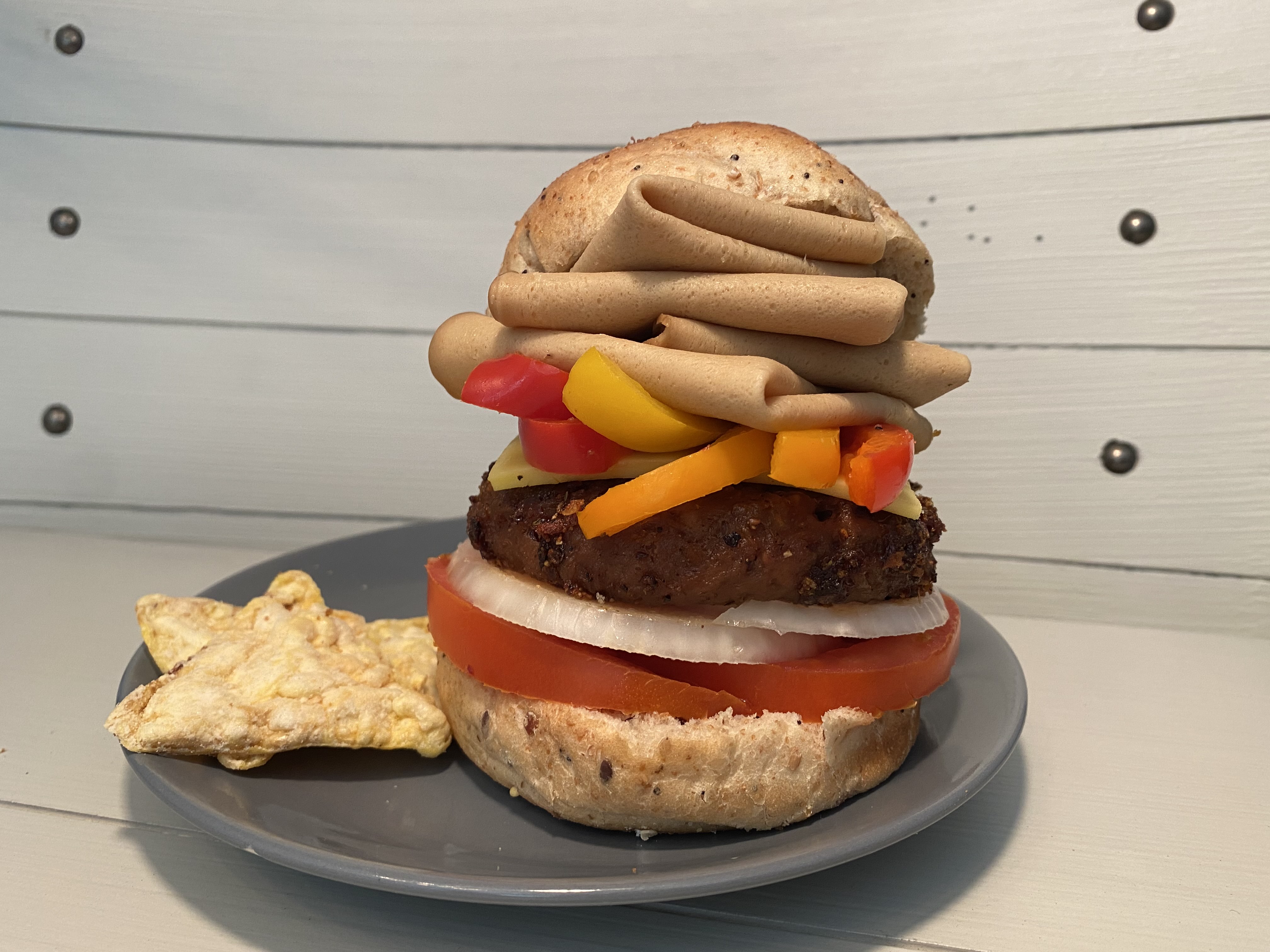 Order Deli Slice Burger food online from James & Jo Cafe store, Abingdon on bringmethat.com