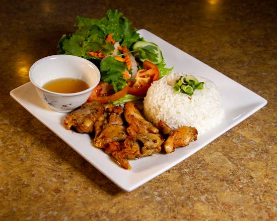 Order Grill Chicken Rice Plate food online from Pho An 3 store, Humble on bringmethat.com