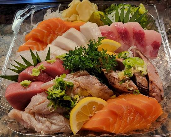 Order 30pc Sashimi Deluxe  food online from Sen Dai Sushi store, Milpitas on bringmethat.com