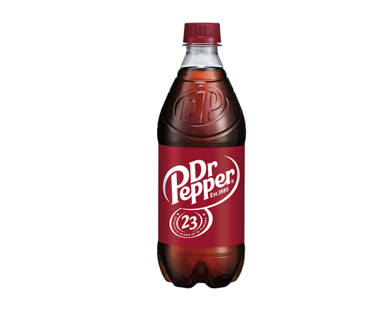 Order Dr Pepper20oz Bottle food online from Hoots Wings store, Decatur on bringmethat.com