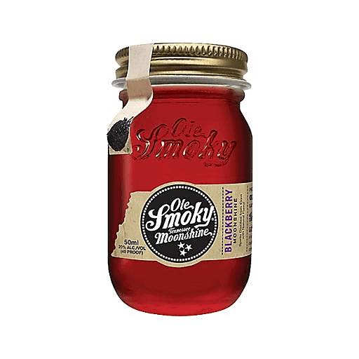 Order Ole Smoky Blackberry Moonshine 50ml (50 ML) 118328 food online from Bevmo! store, Ladera Ranch on bringmethat.com