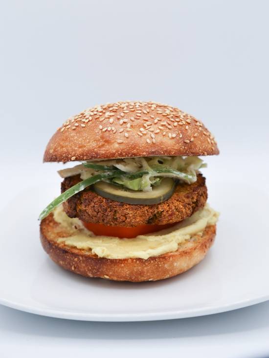 Order CHEDDAR CHEESEBURGER food online from Living Kitchen store, Charlotte on bringmethat.com