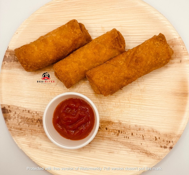 Order Chicken Spring Roll (3PC) food online from India Bazaar store, Minneapolis on bringmethat.com