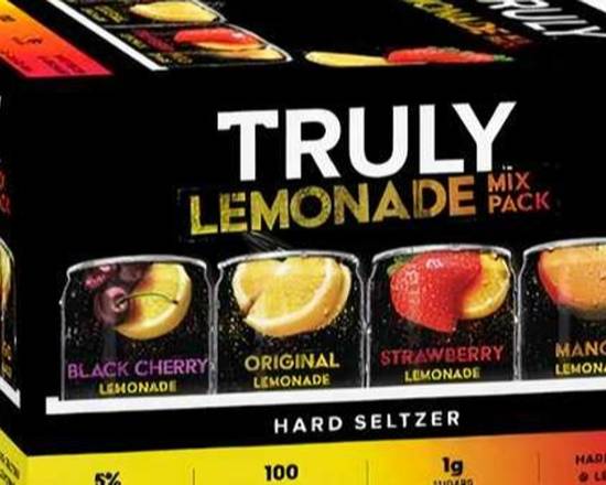 Order Truly Lemonade Hard Seltzer Variety 12 Pack 12 oz Can food online from Rebel store, Lodi on bringmethat.com