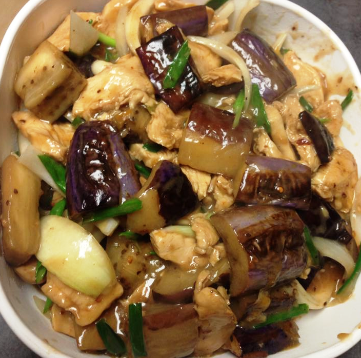 Order Chicken with Eggplant food online from Hunan Taste store, Springfield on bringmethat.com