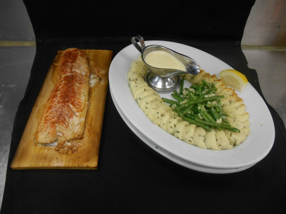 Order Cedar Plank Whitefish food online from Emmett Brewing Company store, West Dundee on bringmethat.com