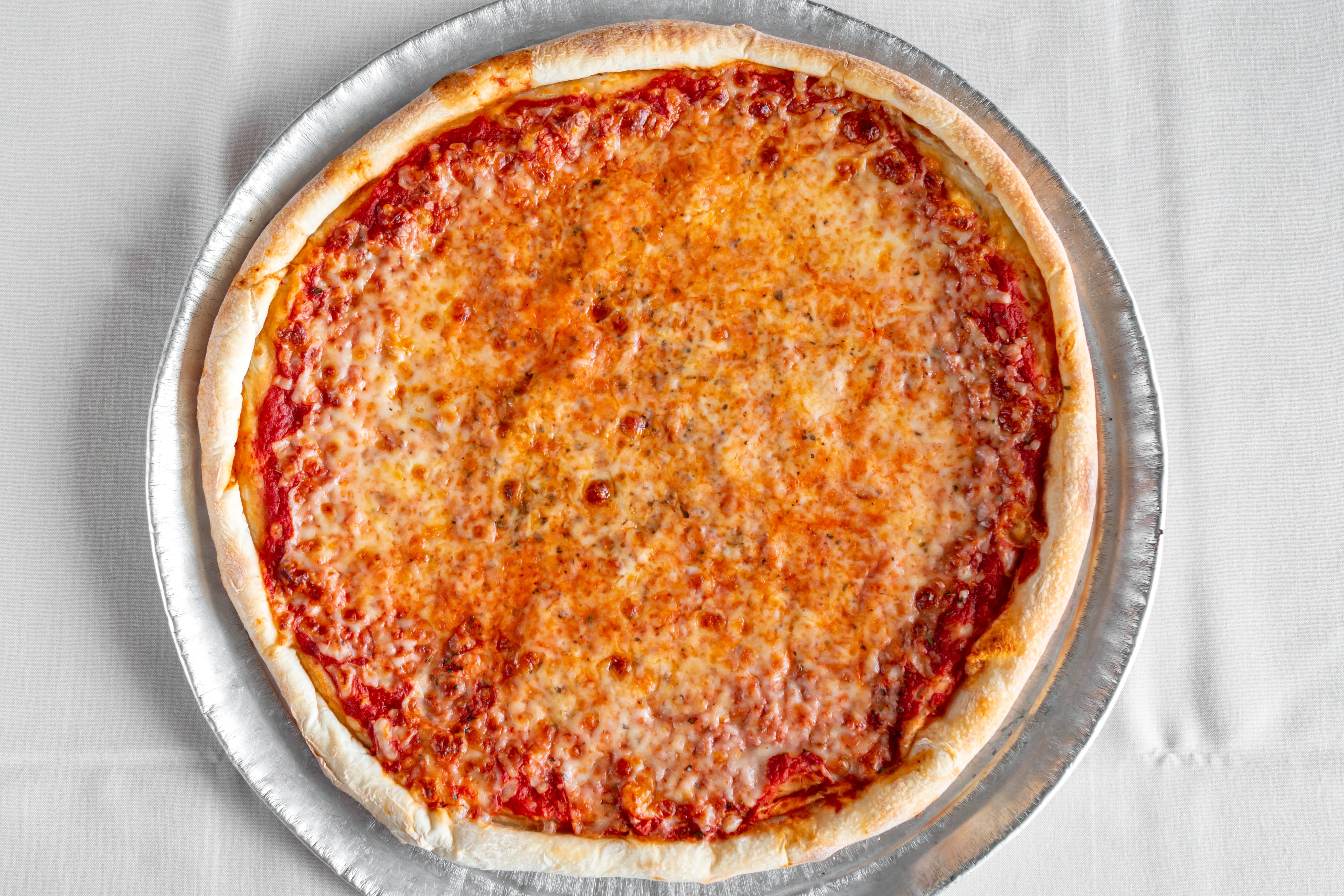 Order Mozzarella Pizza - Medium 14" food online from Portofino store, Kensington on bringmethat.com