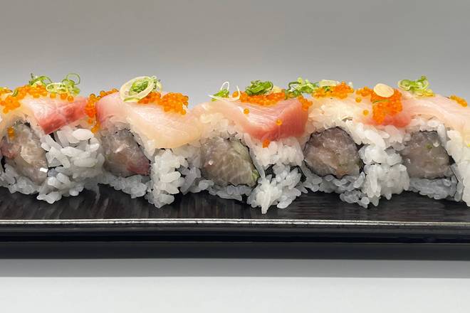 Order Double Hamachi Roll food online from Party Sushi store, Berkeley on bringmethat.com
