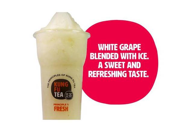Order White Grape Slush food online from Kung Fu Tea store, Greenville on bringmethat.com