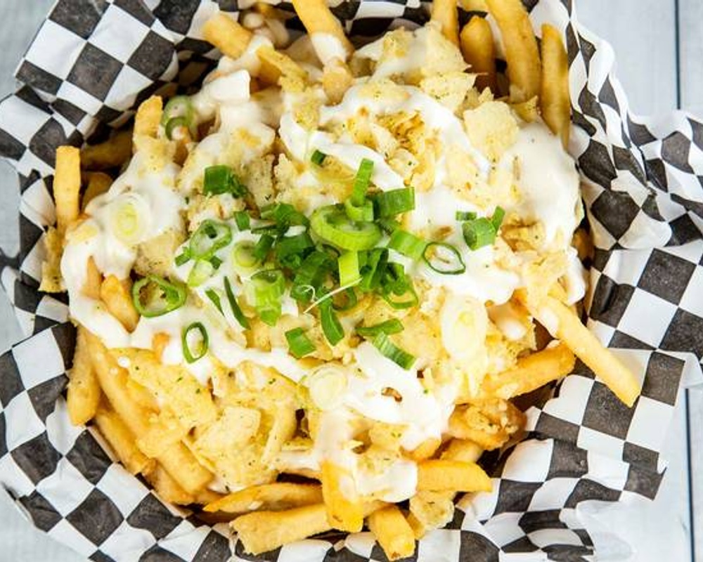 Order Creamy Onion Fries food online from The Poke Co store, Ontario on bringmethat.com