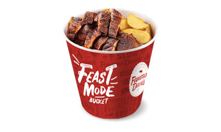 Order Southside Rib Tip Bucket  food online from Famous Dave's store, Cedar Falls on bringmethat.com