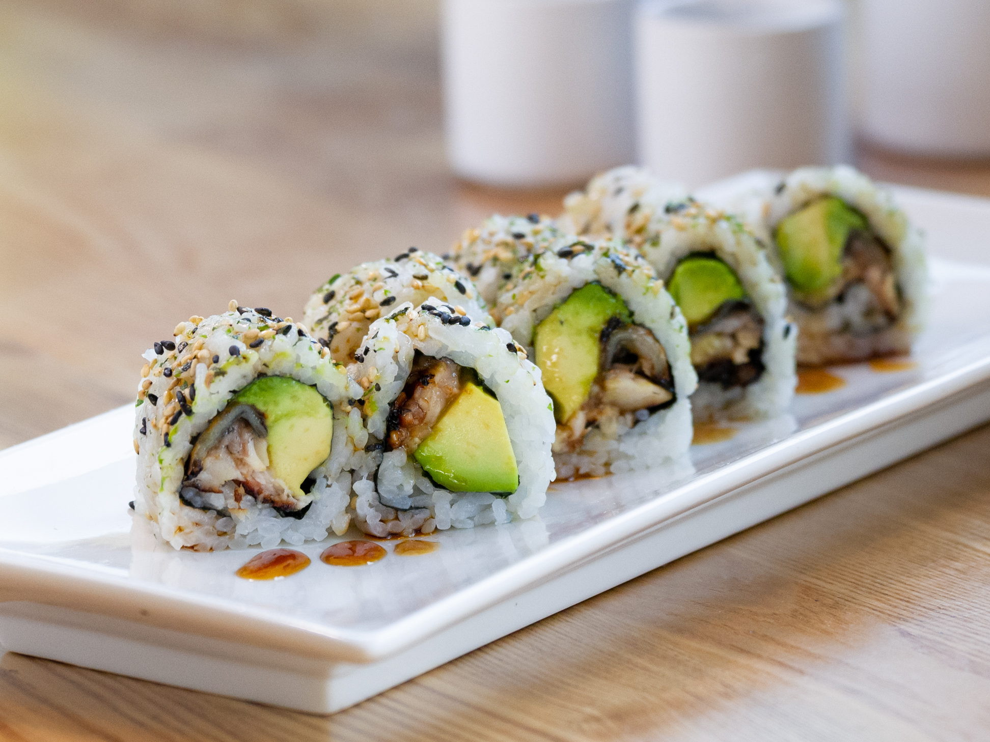 Order Eel Avocado Roll  food online from Roll Call store, Los Angeles on bringmethat.com