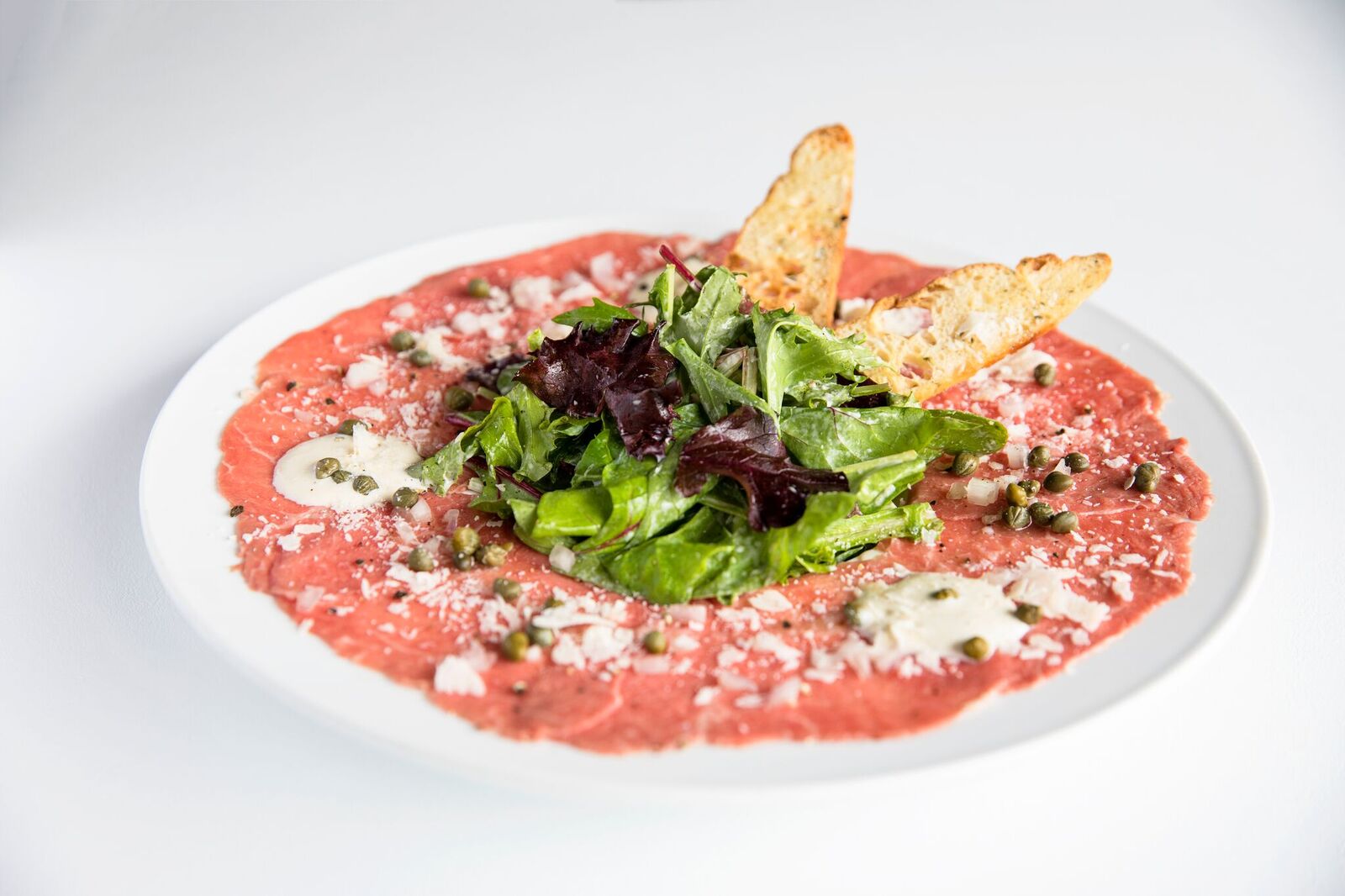Order Wagyu Beef Carpaccio food online from Hyde Park Prime Steakhouse store, Dublin on bringmethat.com