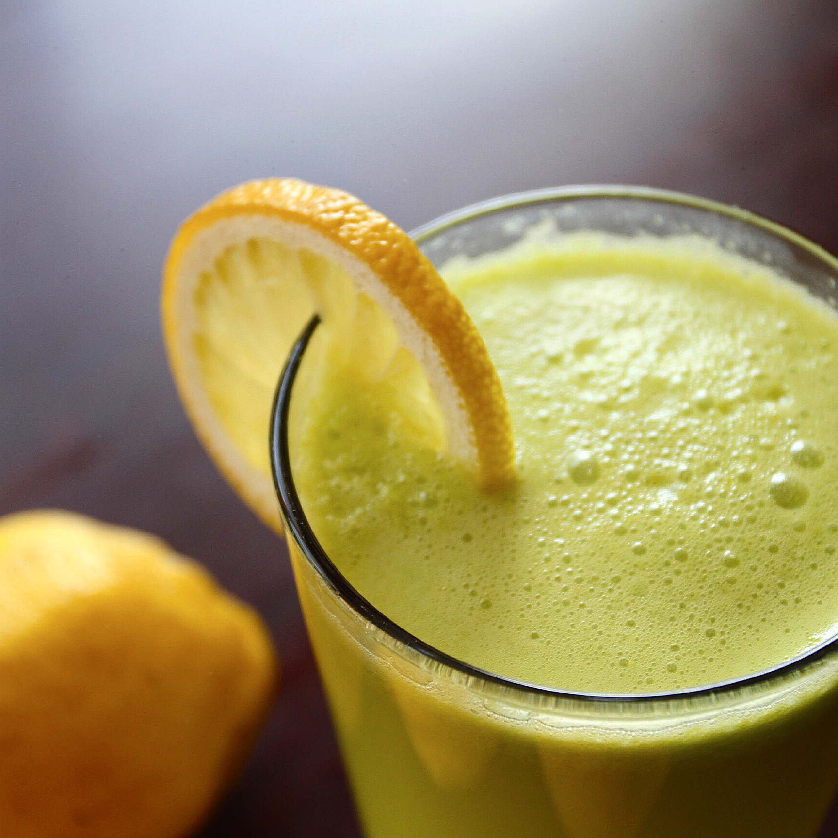 Order 16 oz. Lemon Ginger Blast Juice food online from SunCafe store, Studio City on bringmethat.com
