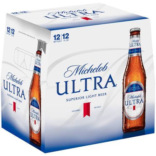 Order Michelob Ultra Beer 12 Pack Bottle food online from Lone Star store, Gainesville on bringmethat.com