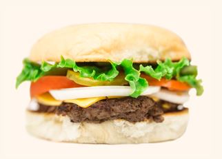 Order OG Burger food online from La Burger store, Keller on bringmethat.com