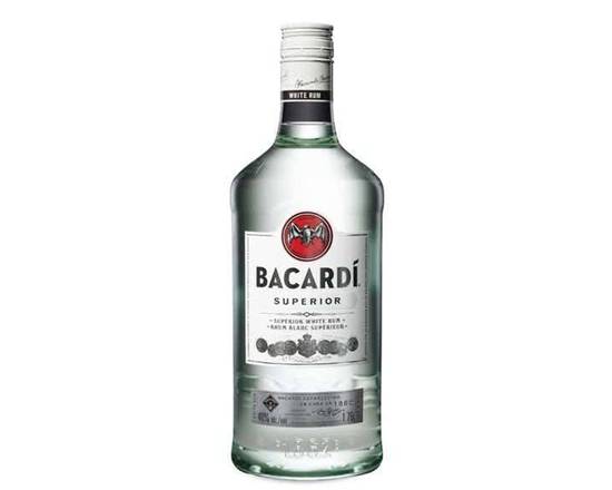 Order Bacardi Superior, 1.75L rum (40.0% ABV) food online from Audet's Wine & Spirits, store, Lynn on bringmethat.com