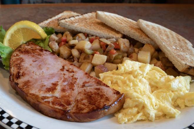 Order Hickory Smoked Ham & Eggs food online from Black Bear Diner store, Aurora on bringmethat.com
