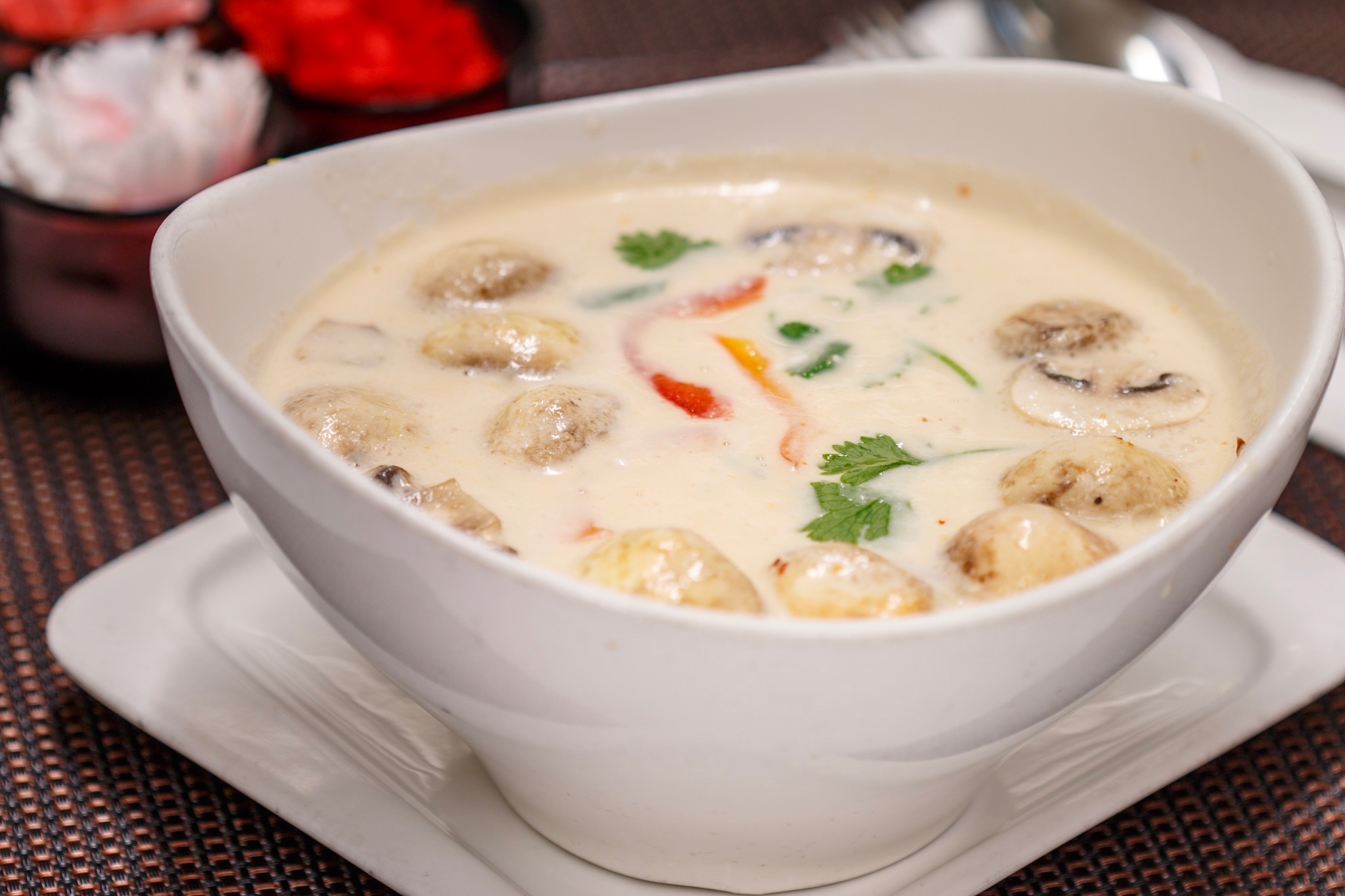 Order Coconut Soup food online from Up 2u Thai Eatery store, Alameda on bringmethat.com