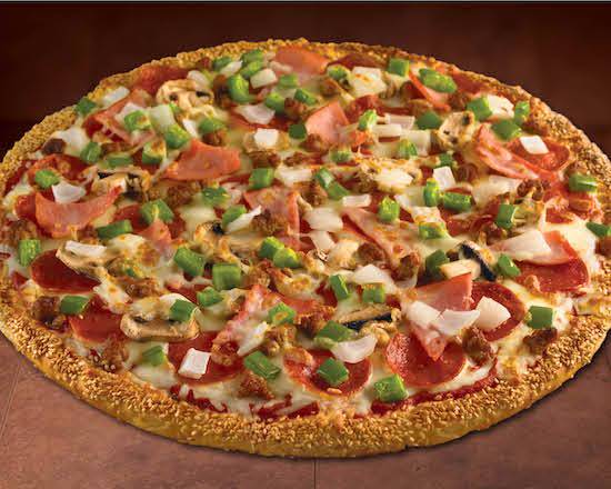 Order Small Howie Specialty Pizza food online from Hungry Howie's Pizza - McCall Rd. store, Englewood on bringmethat.com