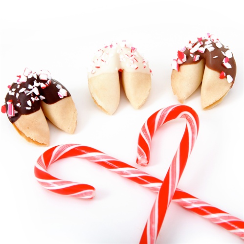 Order Chocolate Covered Fortune Cookies (White Mint) food online from Fancy Fortune Cookies store, Indianapolis on bringmethat.com