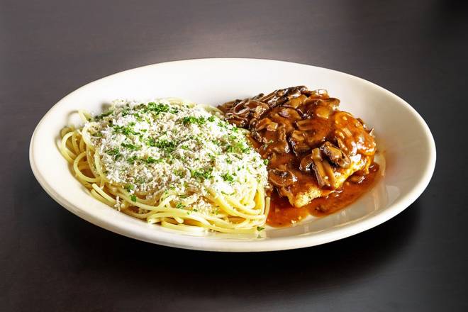 Order Chicken Marsala food online from The Old Spaghetti Factory store, Louisville-Jefferson County on bringmethat.com