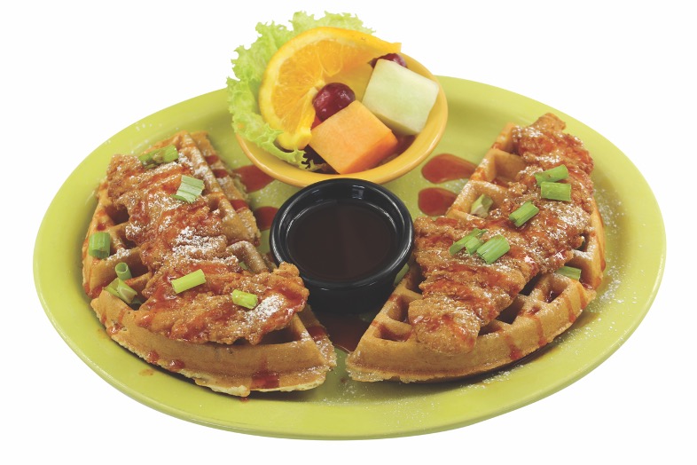 Order Chicken and Waffles food online from Scramblers store, Roseville on bringmethat.com